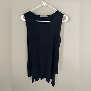 InCashmere Elegant Black Tank Top M